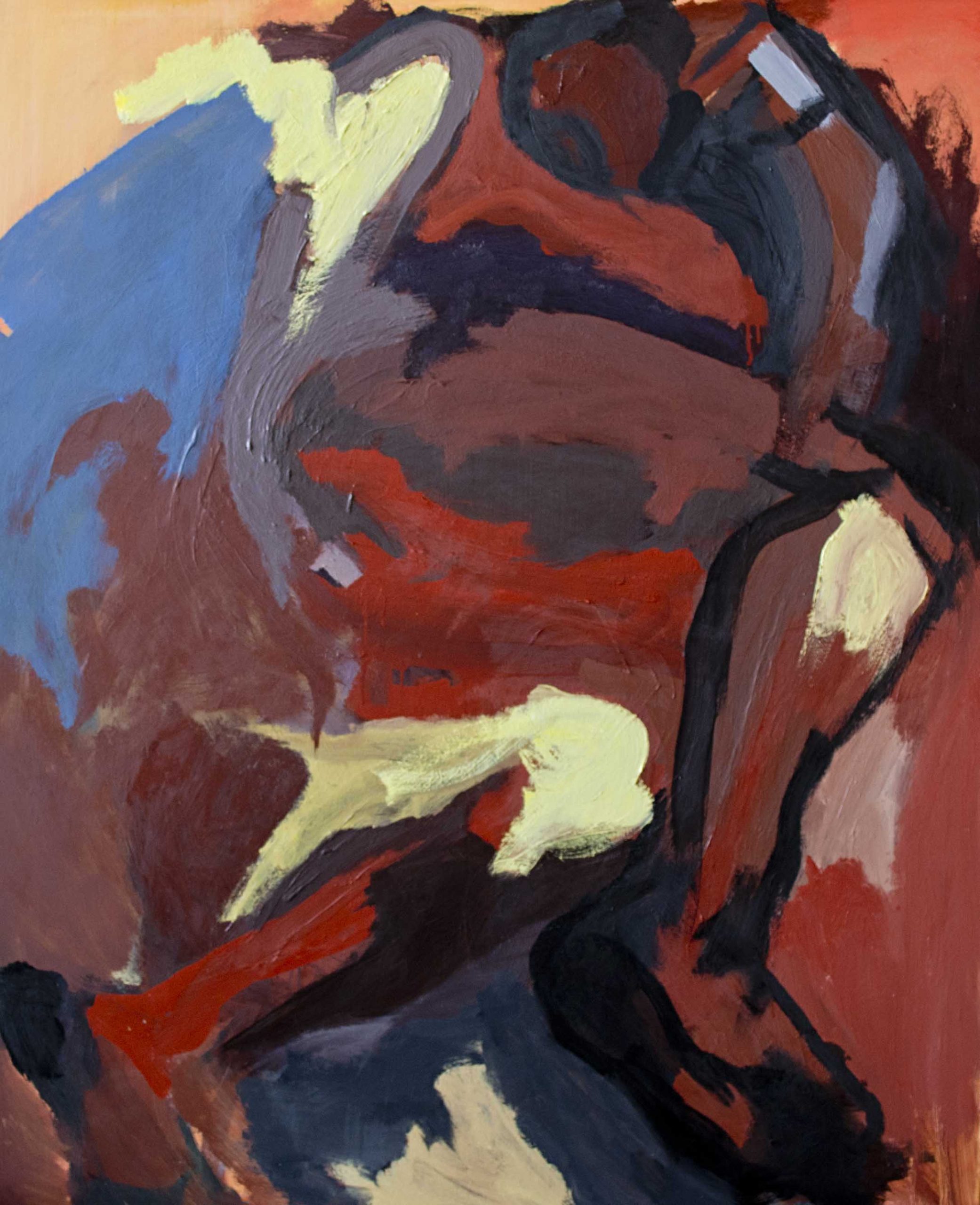 "SIN TÍTULO 1",2015. Pintura de Will Encarnación